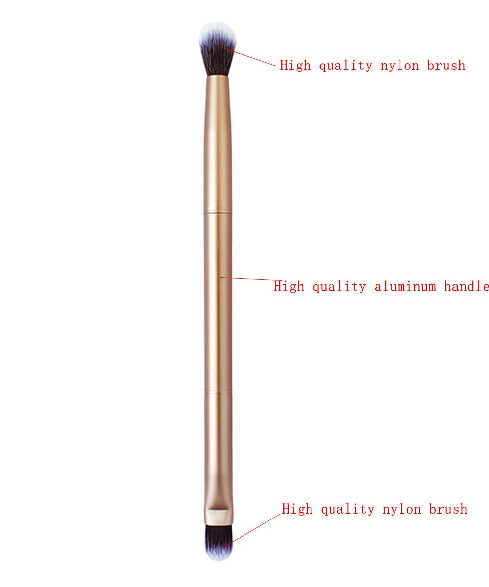 Vôsaidi Professional Shader Eyeshadow Brush Makeup Brush Dual Sides Eyeshadow Applicator Soft Makeup Eye Brushes for Eye shadow Eyeliner applicator
