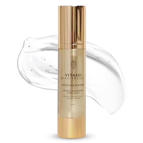 VITASEI Anti Aging Neck Firming Cream For Women, Serum for Neck & Décolleté W/Vitamin E, Olive Oils, Jojoba & Sesame Oil - Helps in Moisturizing