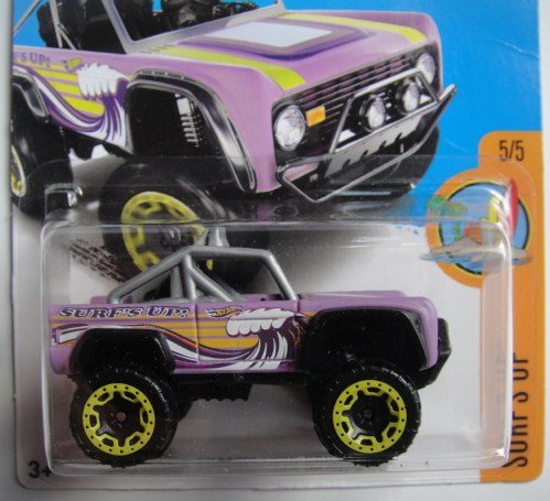 Hot Wheels Surf's UP Series 5/5, Purple Custom Ford Bronco 291/365