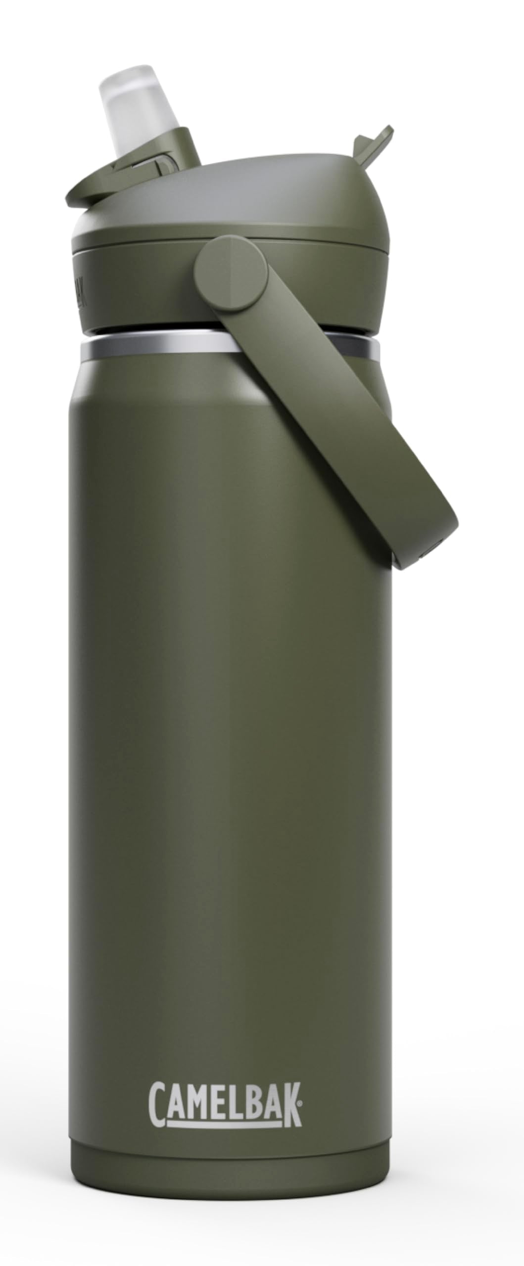 CamelBak Thrive Flip Straw Insulated Stainless Steel Water Bottle Moss, 20oz