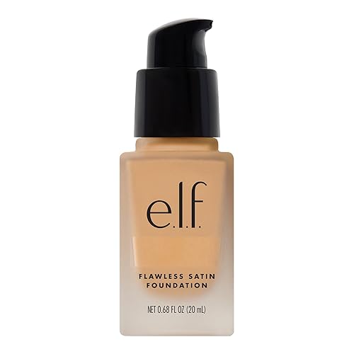 e.l.f. Flawless Finish Foundation, Improves Uneven Skin Tone, Lightweight, Medium Coverage & Semi-Matte, Vegan & Cruelty-Free, Buff, 0.68 Fl Oz (20mL)