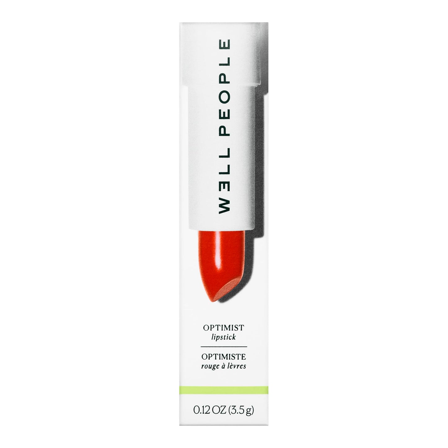 Well People Optimist Lipstick, Hydrating, High-Pigment Lipstick For Long-Lasting Color, Nourishes Lips, Satin Finish, Vegan & Cruelty-free, Brave