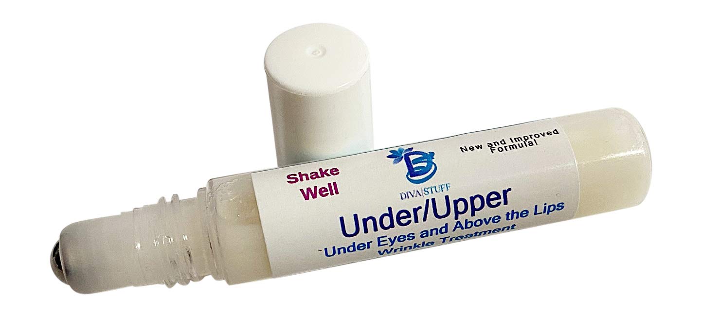 Diva Stuff Under/Upper Under Eye and Above The Lips Wrinkle Treatment, New and Improved Formula, With Manuka Honey, Hyaluronic Acid, Argan Oil