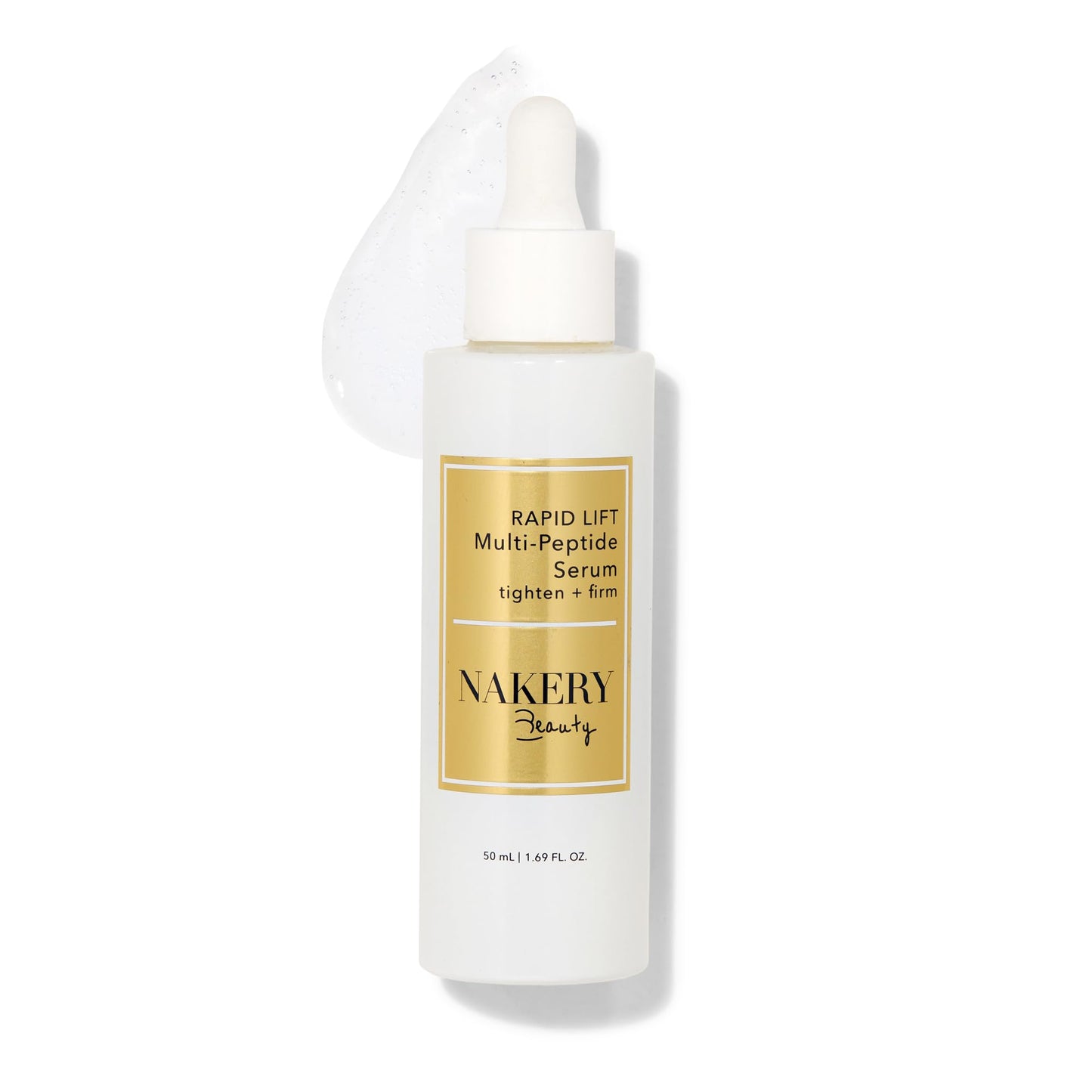 Nakery Collagen Peptide Serum for Women - Rapid Lift Face Serums for Anti Aging Face Tightening and Lifting - Multi Peptides Collagen Serum for Face