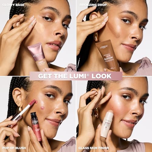 L'Oreal Paris Makeup True Match Lumi Glotion, Natural Glow Enhancer, Illuminator Highlighter, Bronzing Drops For a Sun-Kissed Glow, 905 Rich