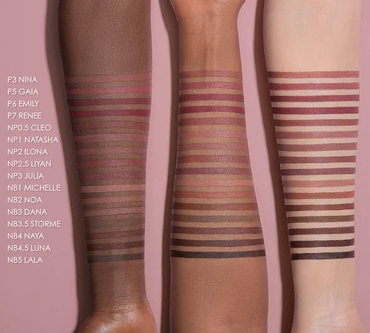 Natasha Denona I Need A Nude Lip Crayon - P3 Nina + Bonus Premium Korean Sheet Masque