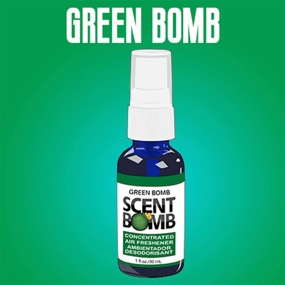 Scent Bomb Air Freshener by Scent Bomb Green Bomb Concentraded Air Freshener Spray 1 oz Men