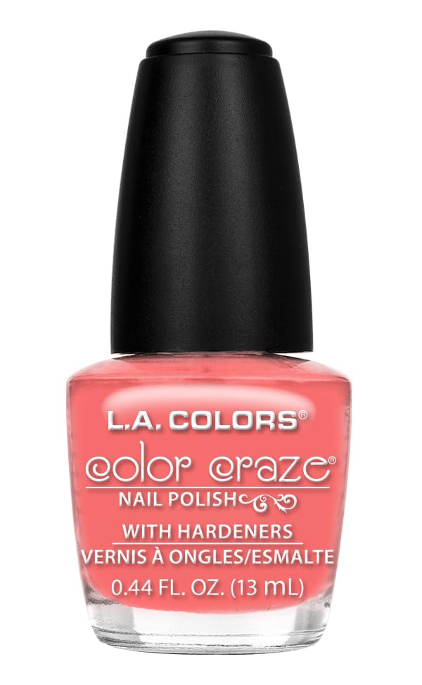 L.A. COLORS Color Craze Nail Polish, Frill CNP537