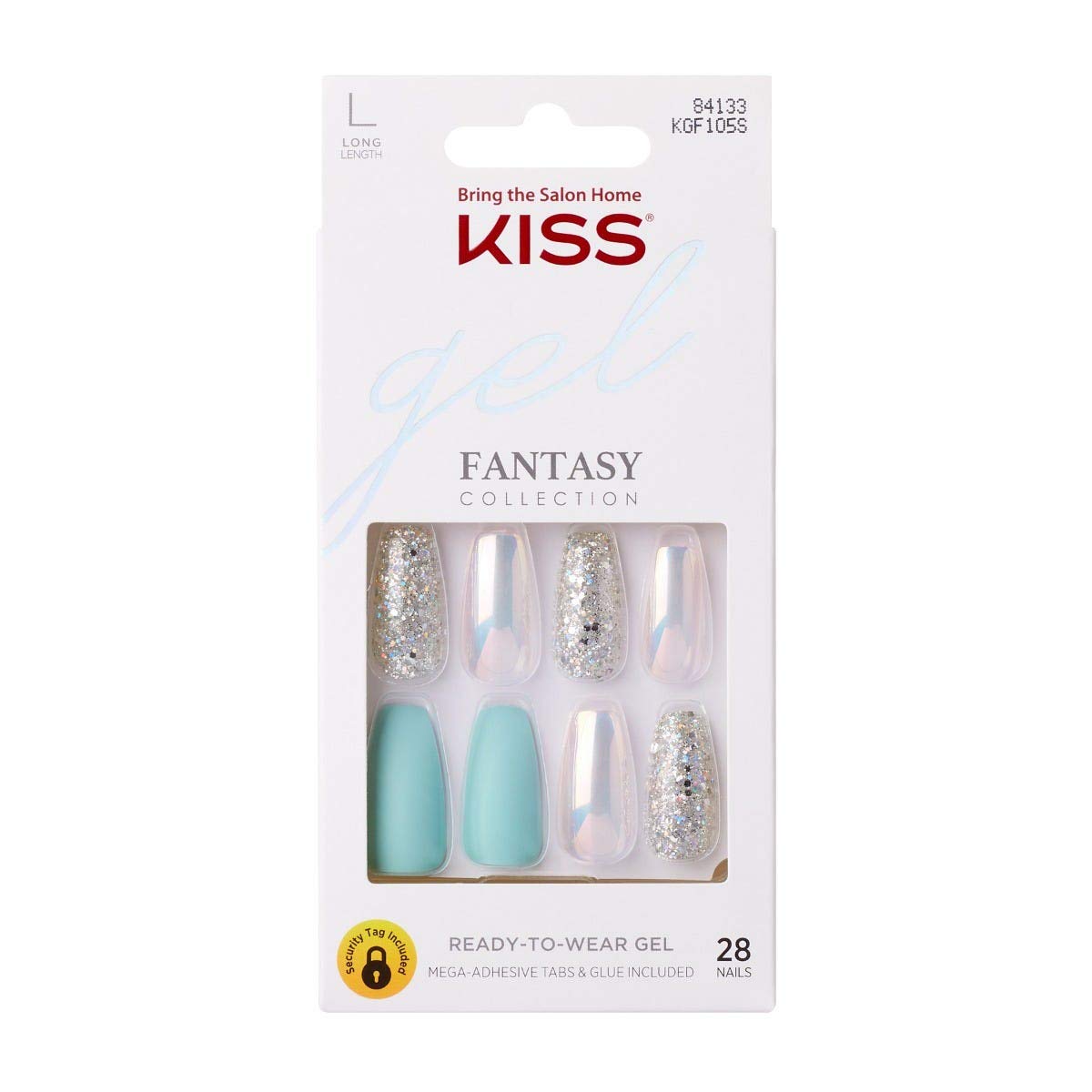 KISS Gel Fantasy Ready to Wear Gel Nails- Love Poem Beauty & Personal Care KISS