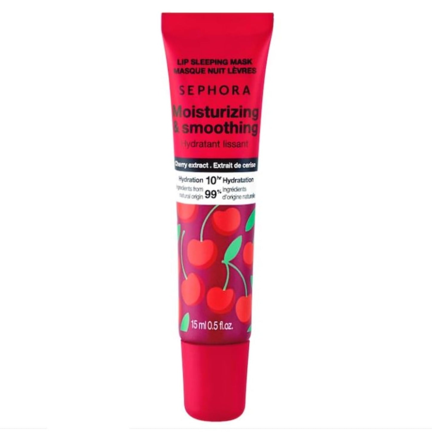 Sephora Collection Moisturizing & Smooth Lip Sleeping Mask - Cherry - 0.5 fl oz / 15 mL, Red Beauty and Personal Care SEPHORA