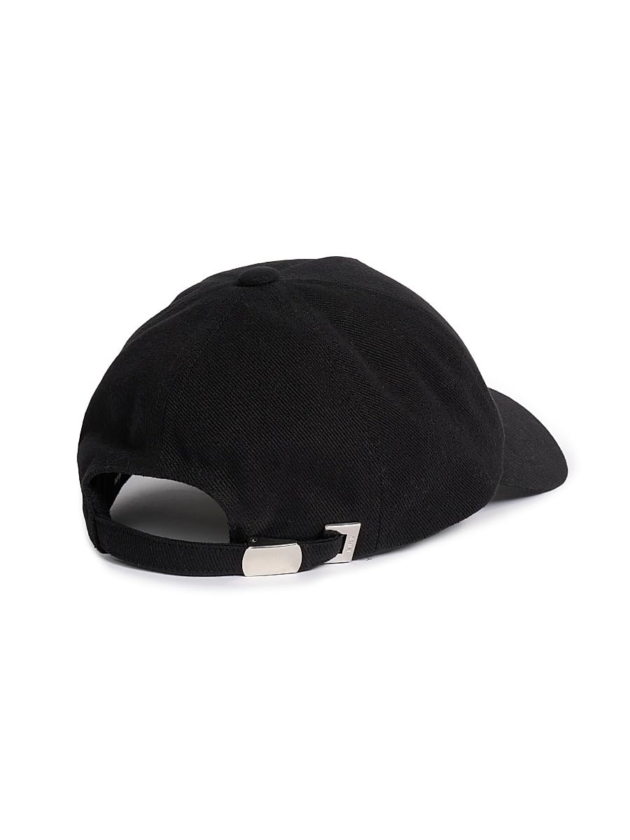 Balmain, Logo Signature Cotton Baseball Cap, Black