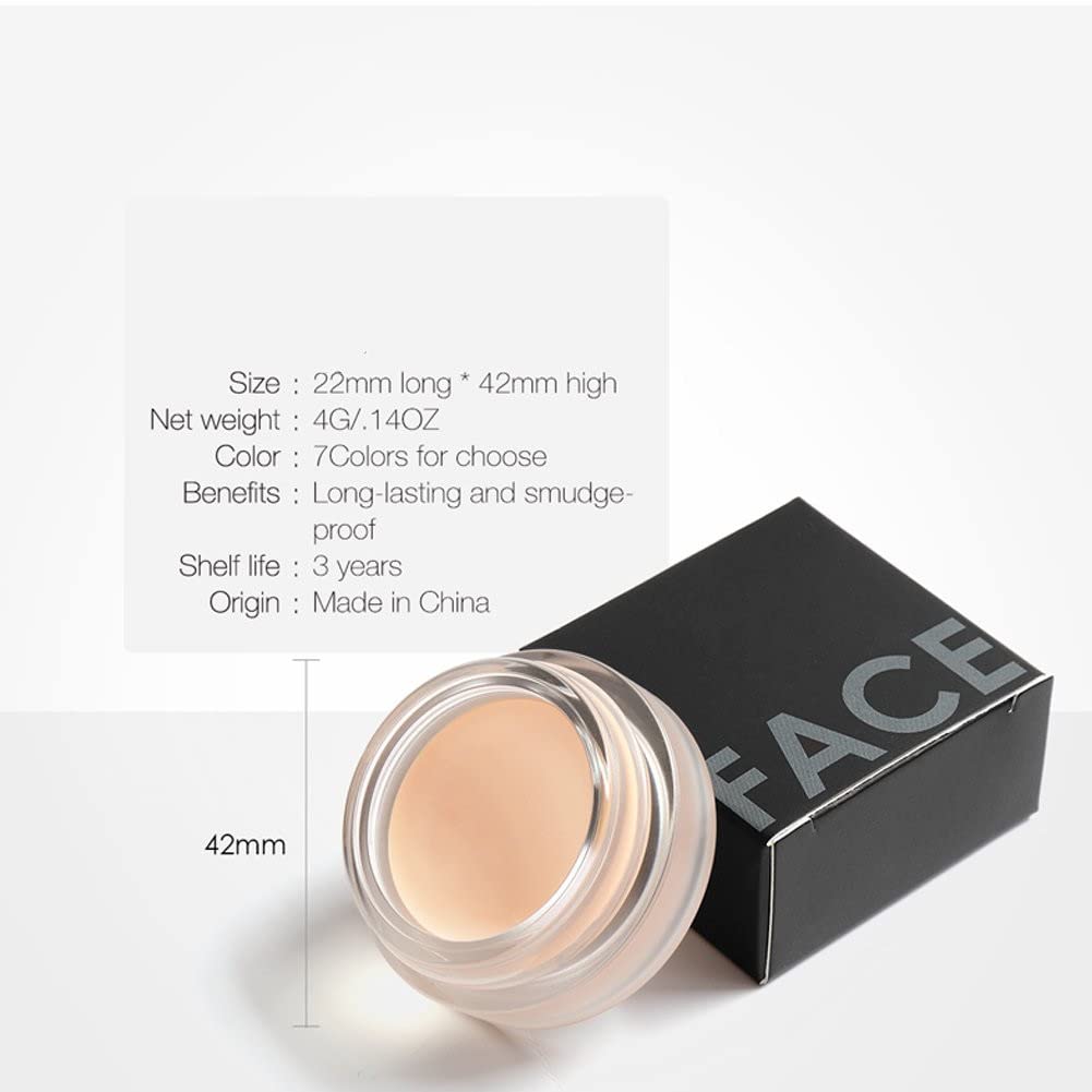 Semme Full Coverage Concealer Dark Circles Creamy Spot Correcting Concealer(#1)
