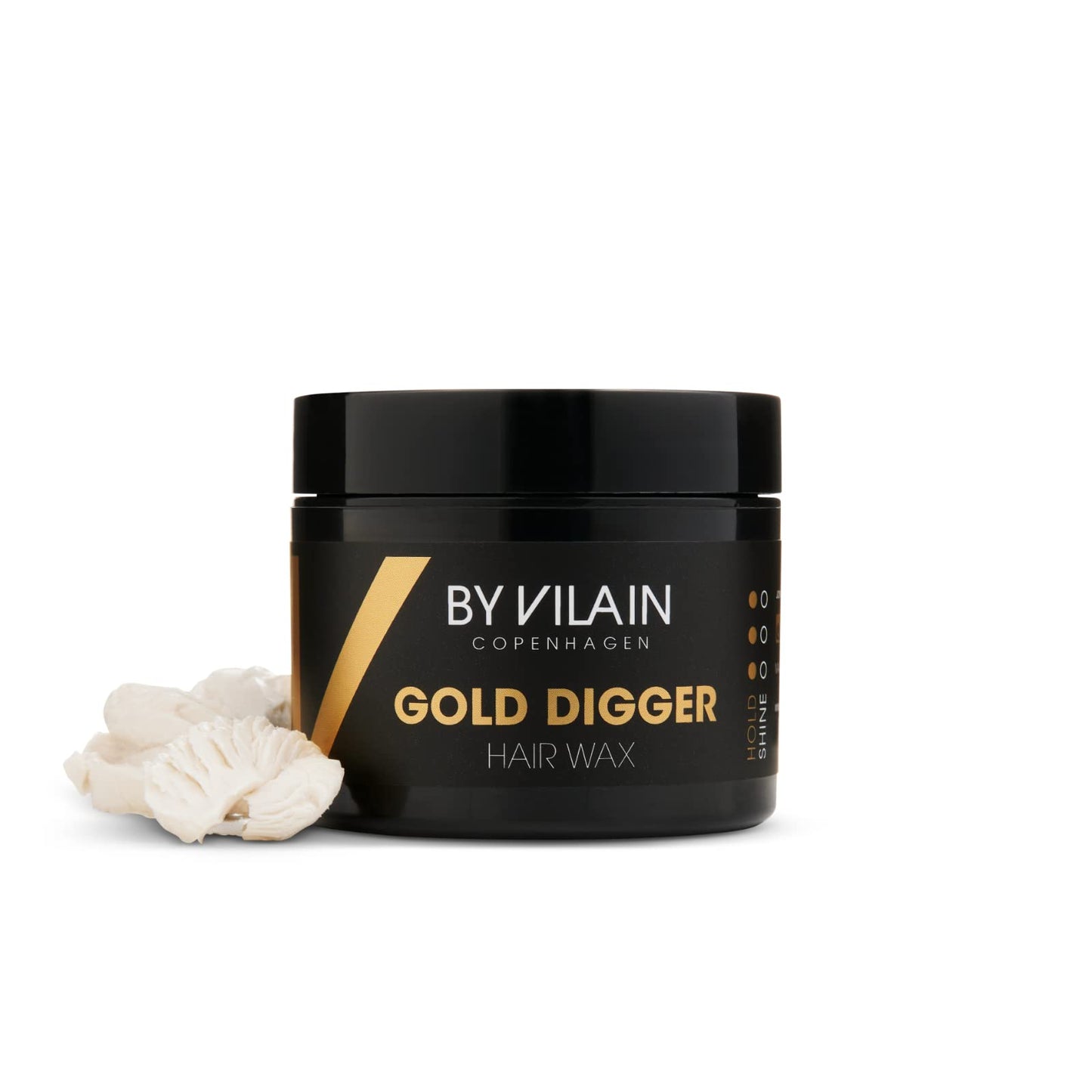 By Vilain Gold Digger Super Strong Hold Matte Finish Clean Cut Look Long Lasting Hair Pomade - Easy to Style for Fullness & Texture Smoothing & Slick