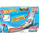 Hot Wheels Toy Car Track Set Hill Climb Champion Playset with 1:64 Scale Vehicle, Launch Uphill to Score Points & Win