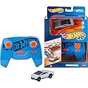 Hot Wheels Toy Car RC, Remote-Control Tesla Cybertruck in 1:64 Scale, On- or Off-Track Play, Includes Controller & Adapter