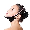 V Line Face Slimming Mask Chin Lifting Belt Sagging Skin Double Chin Reducer Face Lift V Shaped Contour Tightening Strap Reusable Anti-Wrinkle Chin Up