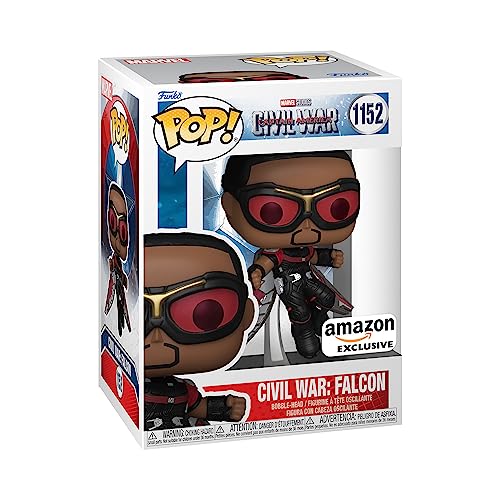 Funko Pop Marvel: Captain America: Civil War Build A Scene - Falcon Figure 10 of 12 - Amazon Exclusive - Collectable Vinyl Figure - Gift Idea…