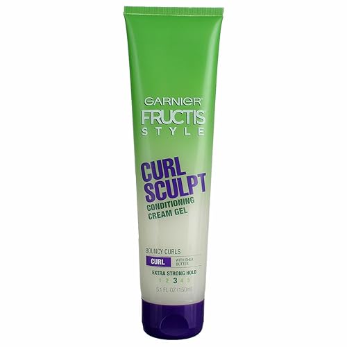 Garnier Fructis Style Curl Sculpt Conditioning Cream Gel 5 oz (Pack of 2), Packaging may vary