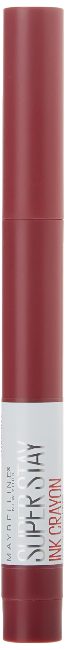 Maybelline Super Stay Ink Crayon Lipstick Makeup, Precision Tip Matte Lip Crayon with Built-in Sharpener, Longwear Up To 8Hrs, Accept A Dare, Wine