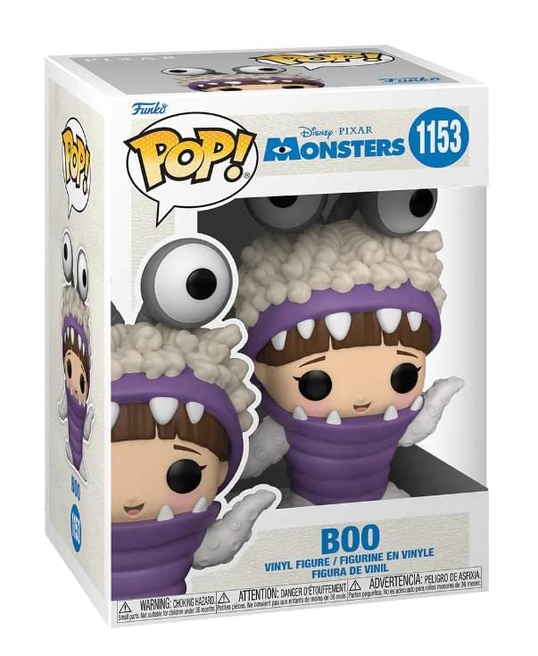Funko POP Disney: Monsters Inc 20th - Boo with Hood Up, Multicolor, One Size, (57741)