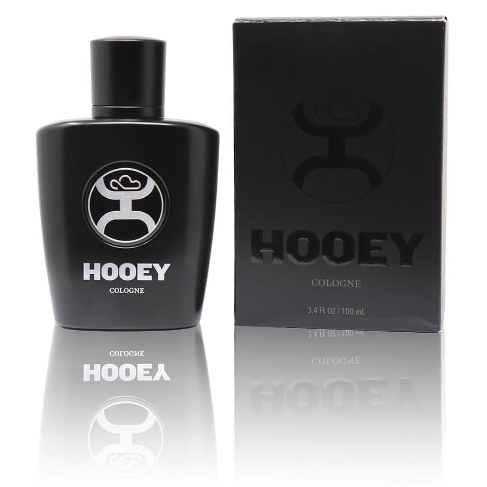 HOOEY Men's Cologne Spray - Clean & Fresh Scent with Notes of Bergamot, Lemon Oil, Leather, Sandalwood & Musk - Long-Lasting Cologne for Men - Travel