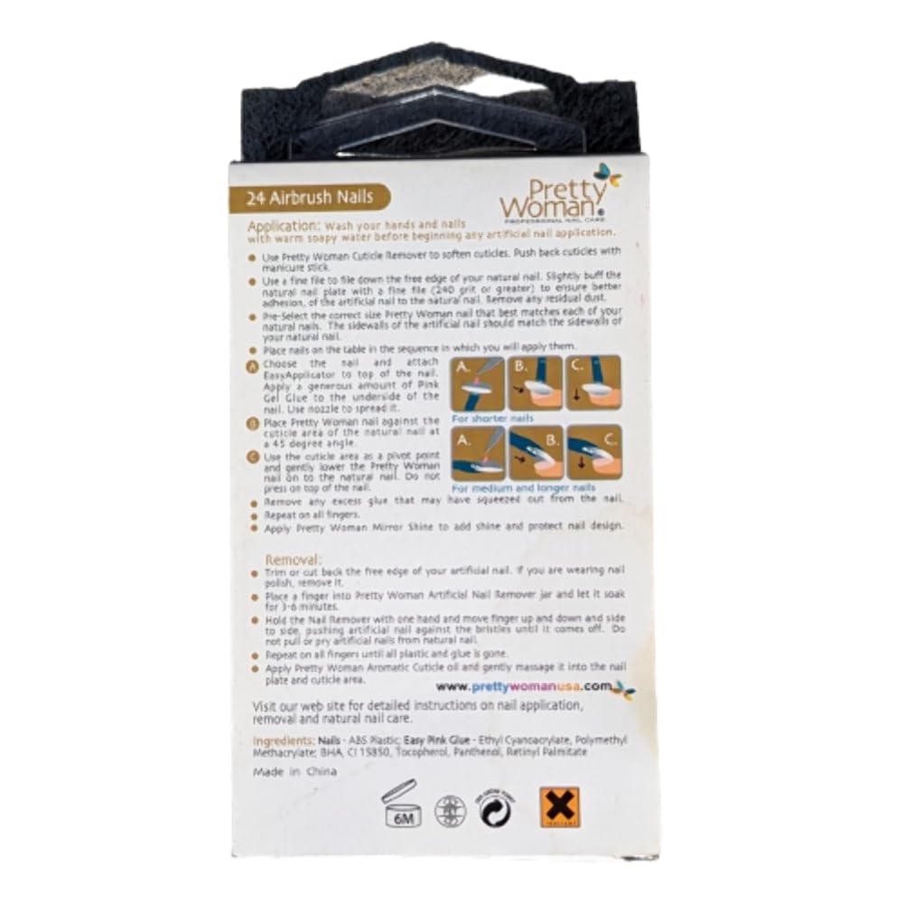 Pretty Woman Designer Collection Airbrushed Nails Kit (CPD695) Beauty & Personal Care Pretty Woman