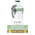 Olay Fresh Outlast Paraben Free Body Wash with Relaxing Notes of Eucalyptus and Spirulina, 650 mL