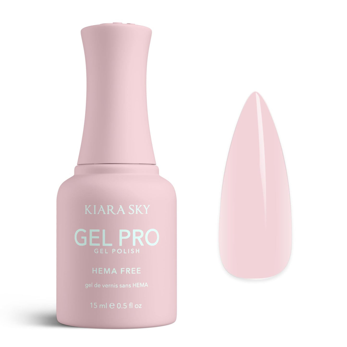KIARA SKY Gel Pro HEMA-Free Sheer Gel Nail Polish | Buildable Coverage, 28+ Day Wear, Self-Leveling, UV/LED Soak-Off, 0.5 fl oz | Wing It #005 Beauty & Personal Care KIARA SKY