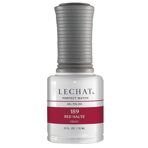 LeChat Perfect Match Gel Polish, Red Haute, 0.5 Ounce (PMS189) Beauty & Personal Care LECHAT