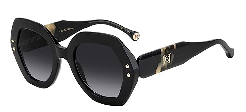 Carolina Herrera HER 0126/S Black Havana/Dark Grey Shaded 52/24/145 women Sunglasses