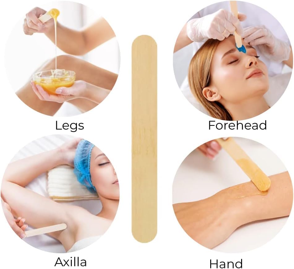 MIBLY 80 PCS Popsicle Sticks for Crafts - Jumbo Craft Sticks Made of Smooth Wooden Sticks - Ideal Wood Sticks and Wooden Sticks for Crafts for Body Beauty and Personal Care Mibly