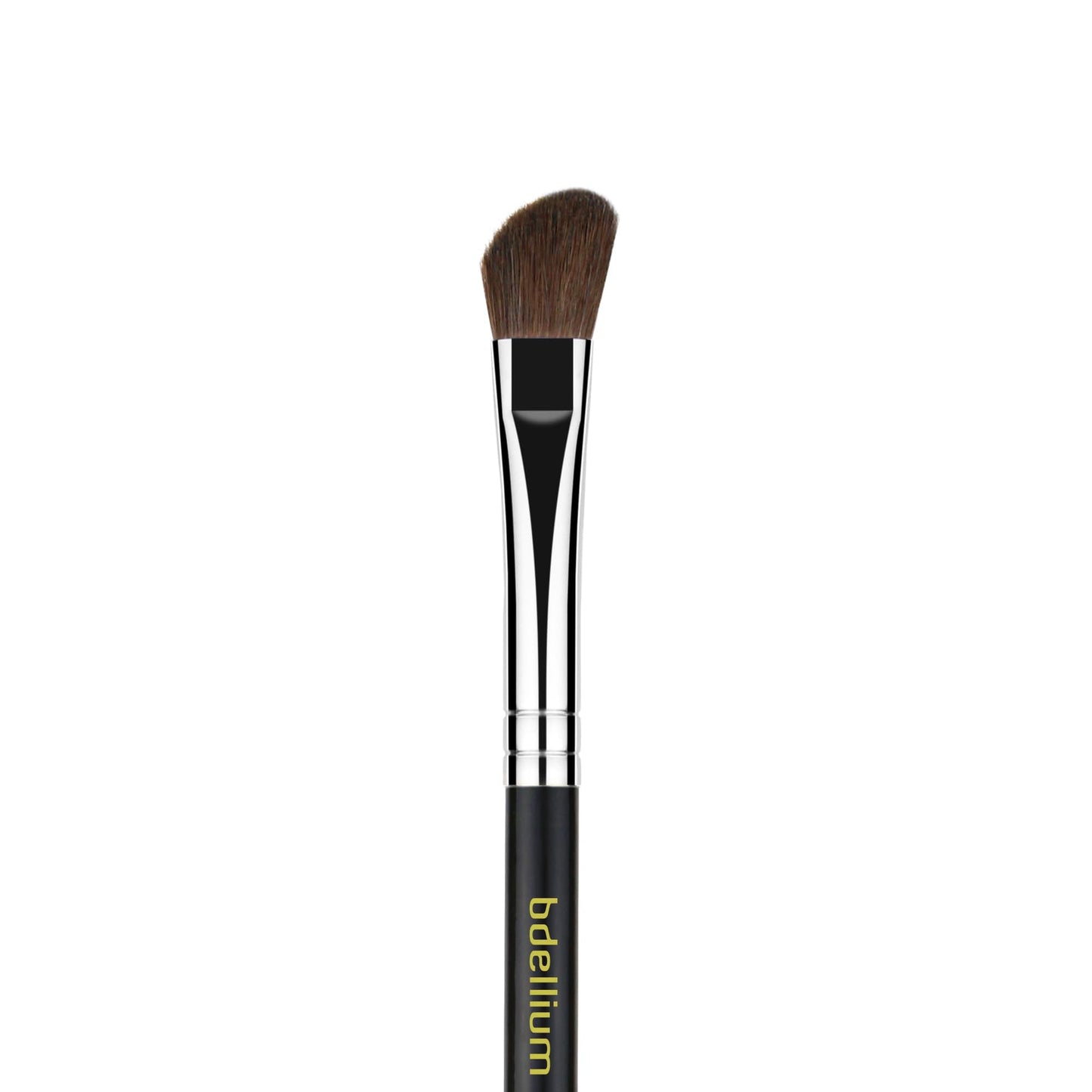 Bdellium Tools Professional Makeup Brush - Maestro Series 766 Angled Shadow - With Soft Natural Fibers, For Applying Eyeshadow (Black, 1pc)