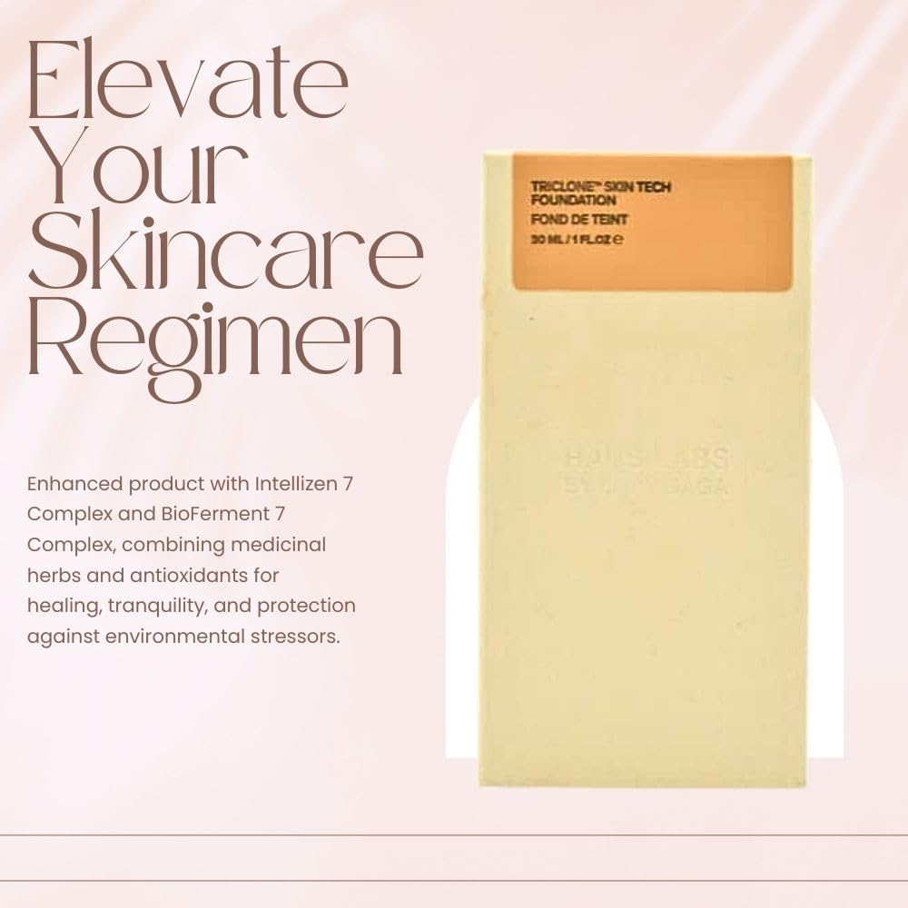 HAUS LABS BY LADY GAGA Triclone Skin Tech Medium Coverage Foundation with Fermented Arnica 210 Light Medium Neutral