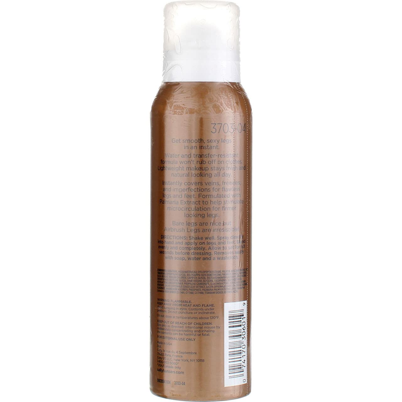 Sally Hansen Airbrush Legs Deep Glow 4.4 Ounce (130ml) (2 Pack)