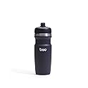 bivo Trio Mini 17oz Insulated Stainless Steel Bike Water Bottle - for Cycling - Compact, Fits Most Cages, Dishwasher Safe, High Flow Sports Nozzle