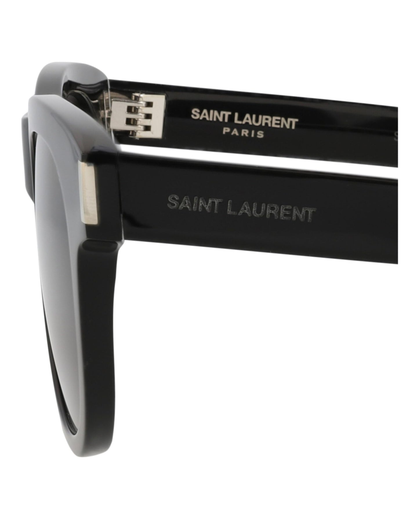 Saint Laurent Round-Frame Recycled Acetate Sunglasses