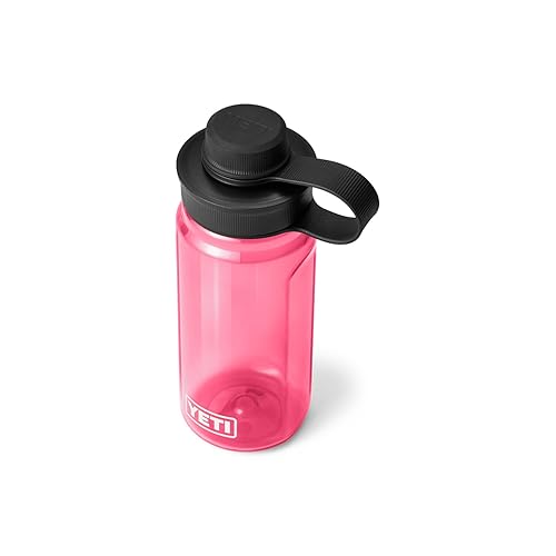 YETI Yonder 600 ml/20 oz Water Bottle with Yonder Tether Cap, Tropical Pink