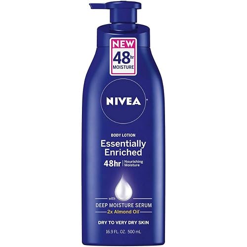 NIVEA Essentially Enriched Body Lotion 16.9 oz (Pack of 10) - Packaging May Vary