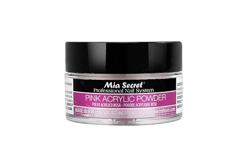 Mia Secret Professional Acrylic Nail System Pink Acrylic Powder 0.5 OZ Beauty & Personal Care Mia Secret