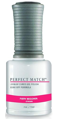 LeChat Perfect Match Gel Polish, Fiery Begonia, 0.5 Fl Oz Beauty & Personal Care LECHAT