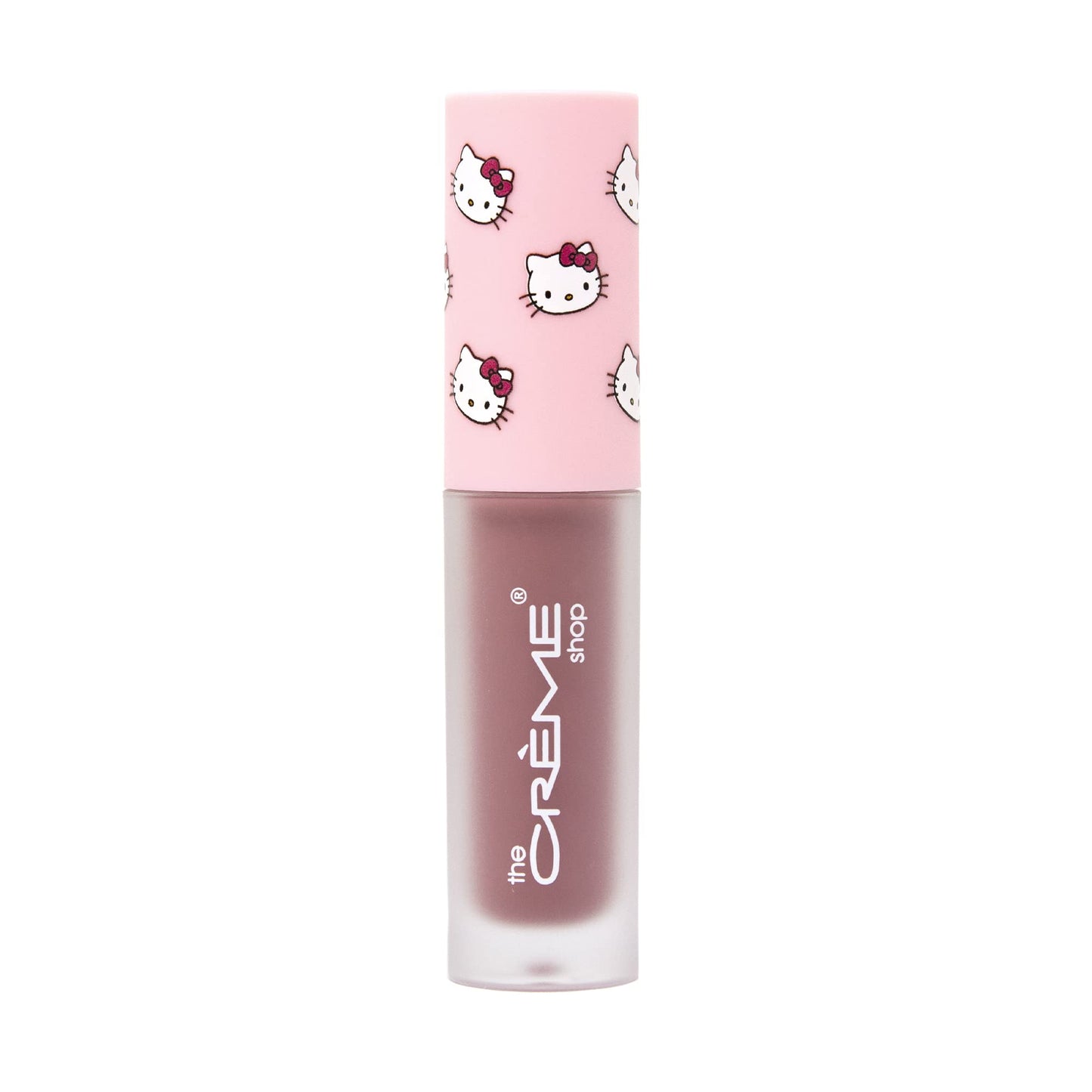 The Crème Shop x Hello Kitty | Kawaii Kiss Moisturizing Lip Oil - Strawberry | Ultra Hydrating Lip Moisturizer | Cool-Toned Mauve Pink Tinted Lip