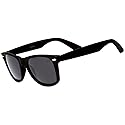 Retro Rewind Polarized Sunglasses (Black Matte, Polarized)
