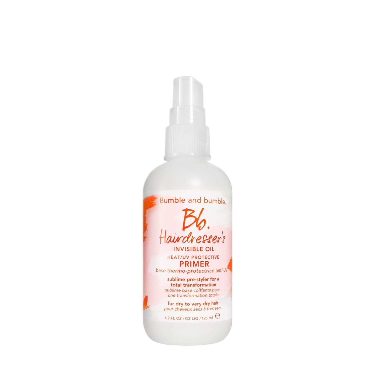 Bumble and bumble. Hairdresser's Invisible Oil Heat/UV Protection Leave-In Conditioner Hair Primer | Hydrating, Anti Frizz, Color Safe | Straight