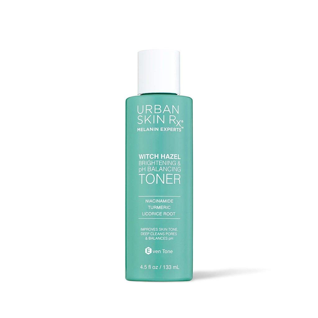 Urban Skin Rx® Witch Hazel Brightening & pH Balancing Toner, Exfoliated & Clarifies Clogged Pores, Improves The Appearance of Uneven Skin Tone