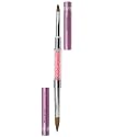 Mia Secret PREMIER NAIL BRUSHES 100% Kolinsky Hair MADE IN USA Prenium Nail Art Brushes (Pink, 8 OR / -4 OR) Beauty & Personal Care Mia Secret