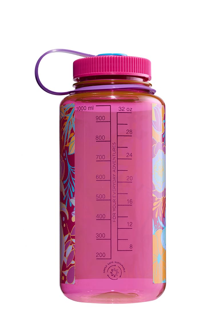 Nalgene Water Bottle 'WH Sustain' - 1 Litre Botanical Florals