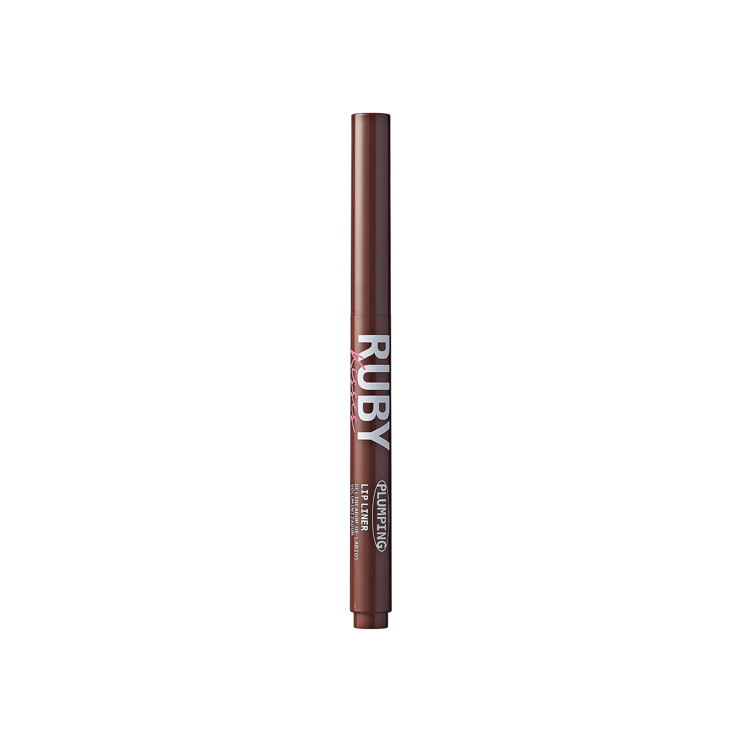 Ruby Kisses Plumping Effect Lip Liner, Semi Matte, Smudge Proof, High Pigment, Medium to Full Coverage Makeup, Precise Tip, Bold Color Lip Plumper