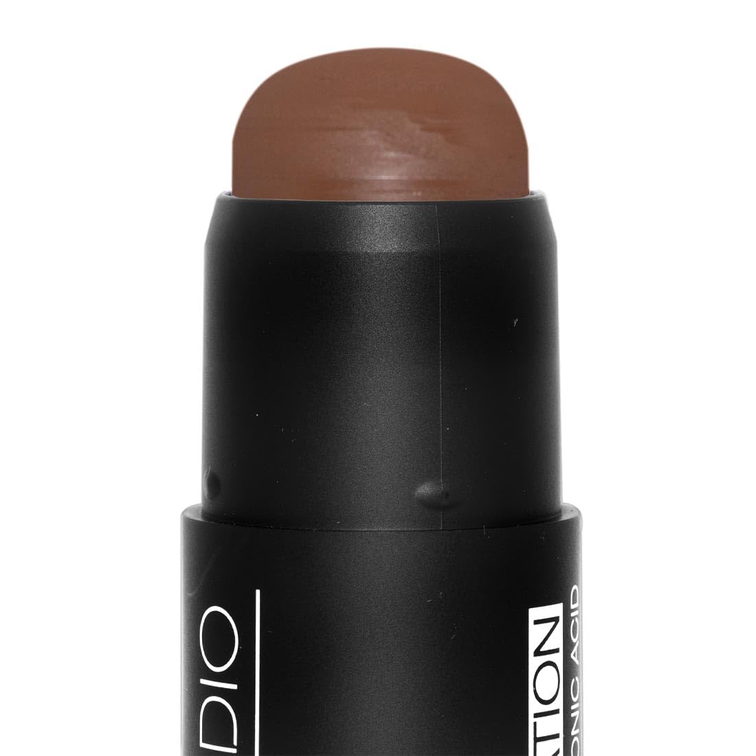 Palladio BUILD & BLEND Foundation Stick, Medium Coverage Buildable Contour Stick for Face, Ultra Blendable Creamy Formula for a Natural Shine Free