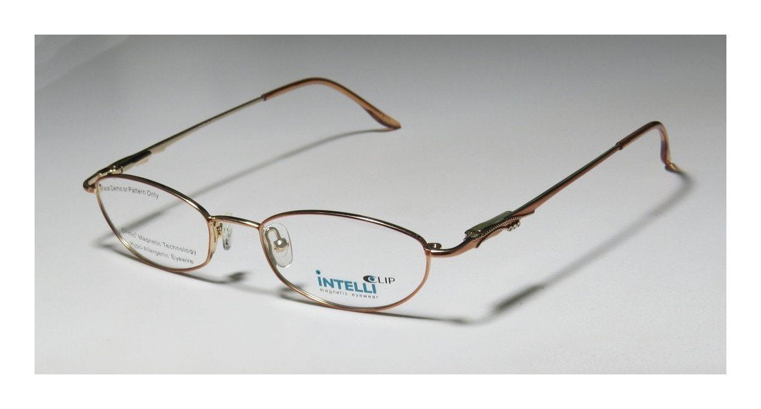 Elite Eyewear Intelli Clip 750 For Ladies/Women Designer Full-Rim Shape Sunglass Lens Clip-Ons Rhinestones Flexible Hinges Eyeglasses/Eyeglass Frame