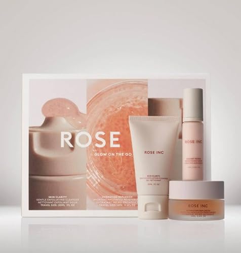 Rose Inc Glow On The Go Set - Travel size skincare for a glowing complexion
